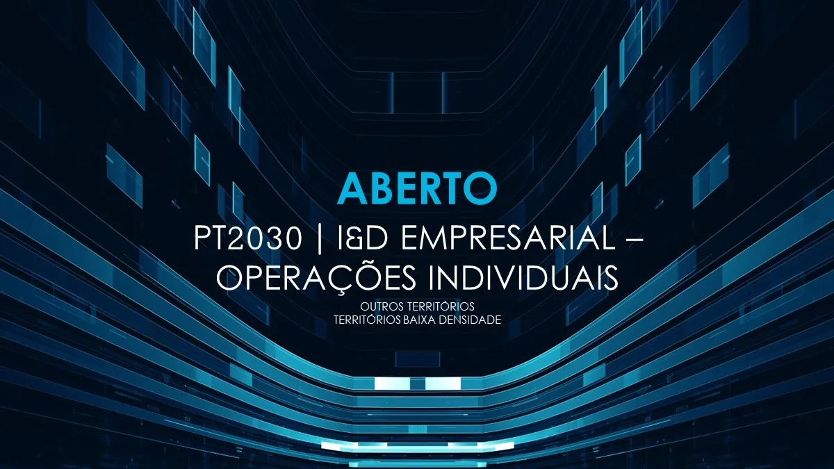 INCENTIVOS: I&D EMPRESARIAL - OPERAÇÕES INDIVIDUAIS